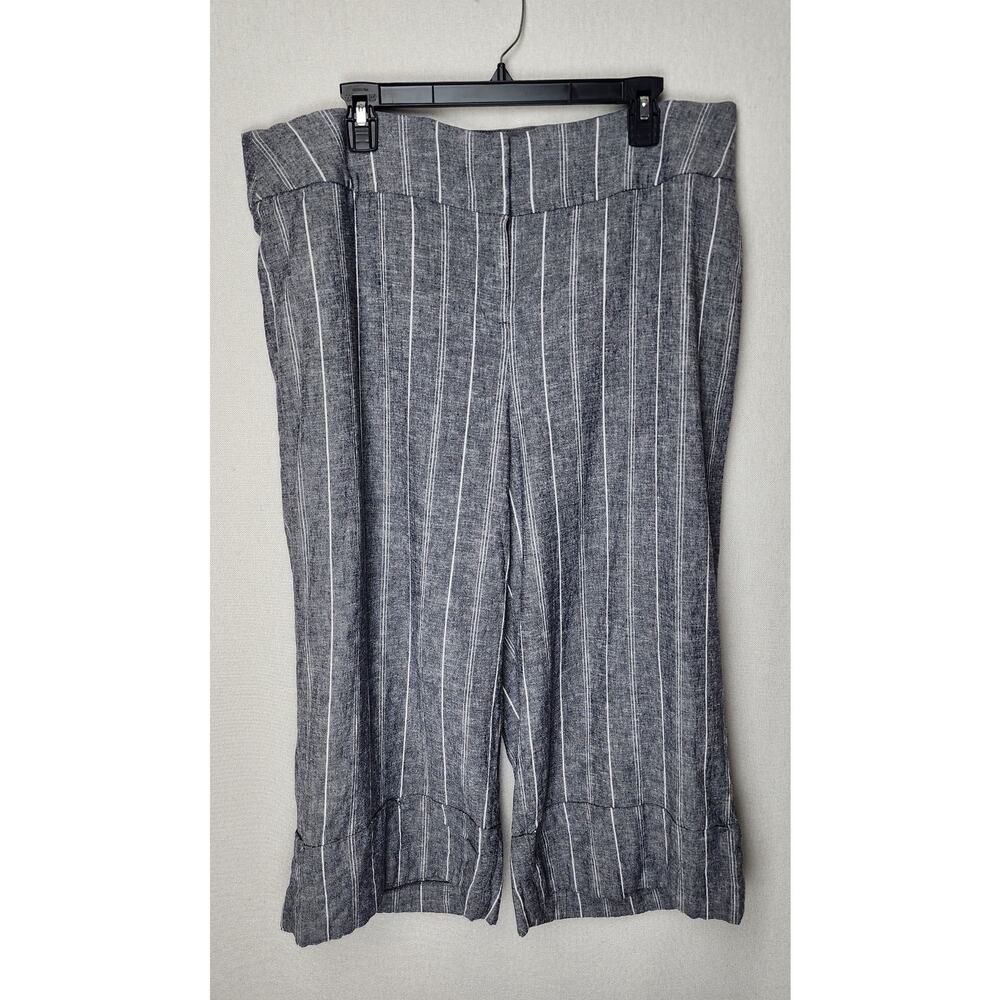 Lane Bryant Pants Wide Leg Cropped womens 16 business casual office corpcore - Picture 2 of 12